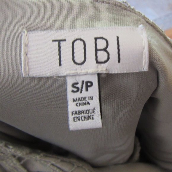 New w Tags, Tobi My Soul Gray Lace Halter Mini Dress in Sz Small - Picture 8 of 9